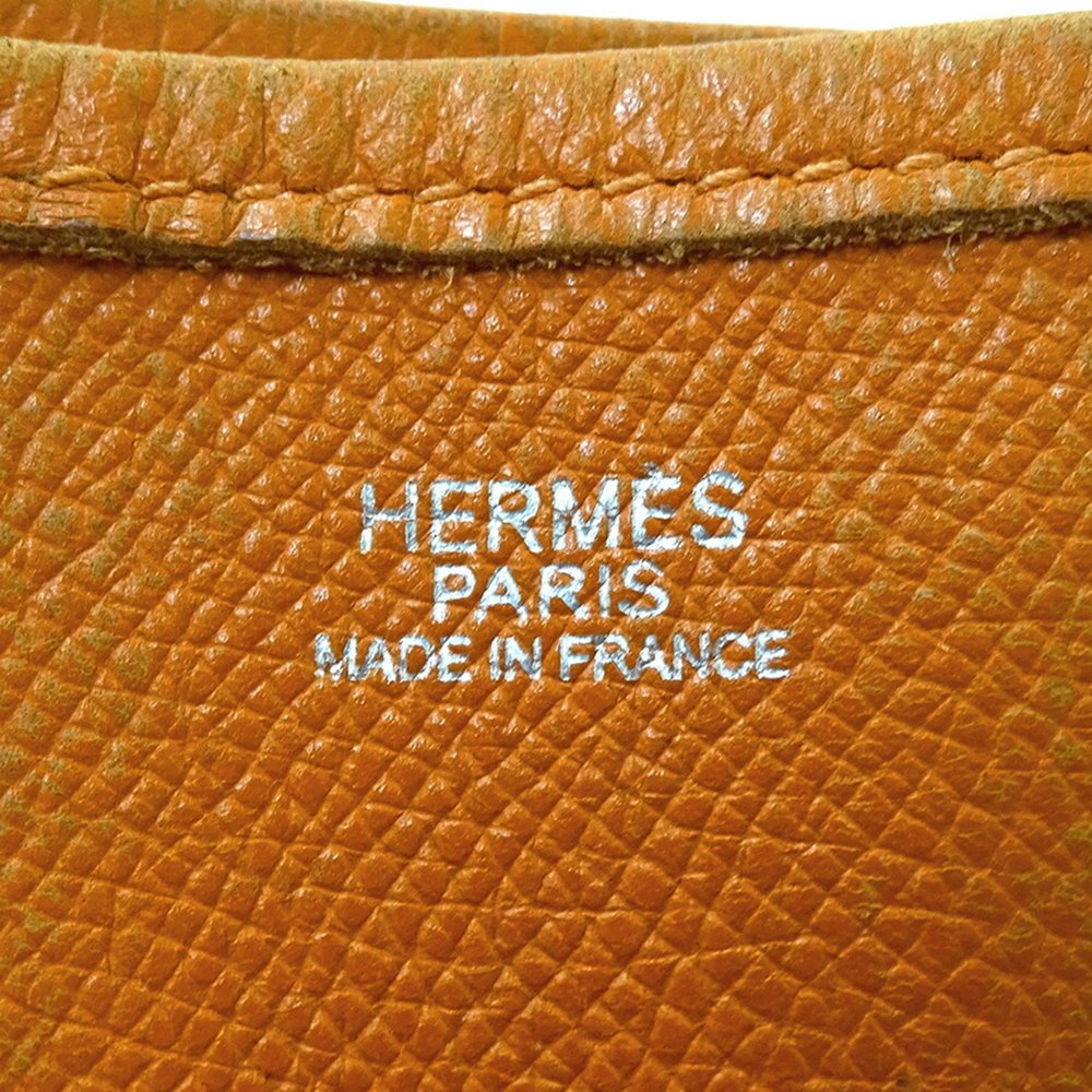 Hermes Hermès Evelyne 2 PM Shoulder Bag, Epsom Leather, Orange, J Stamp - Picture 7 of 16